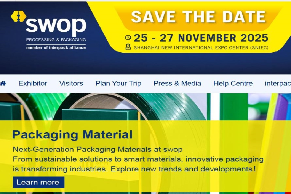 Shanghai World of Packaging (swop) — Global Linkage, Intelligent Future