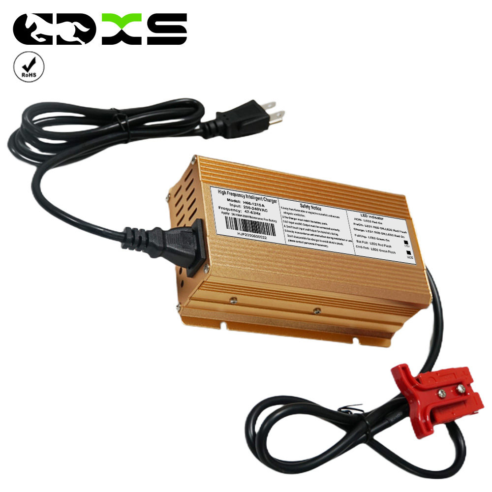 300W lithium battery 12V15A electric stacker fast charging aluminum shell charger AGV car universal full charge automatic stop