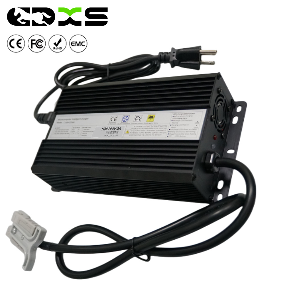 Ternary lithium battery 800W electric lift riding sweeper charger high power 29.4V 25A