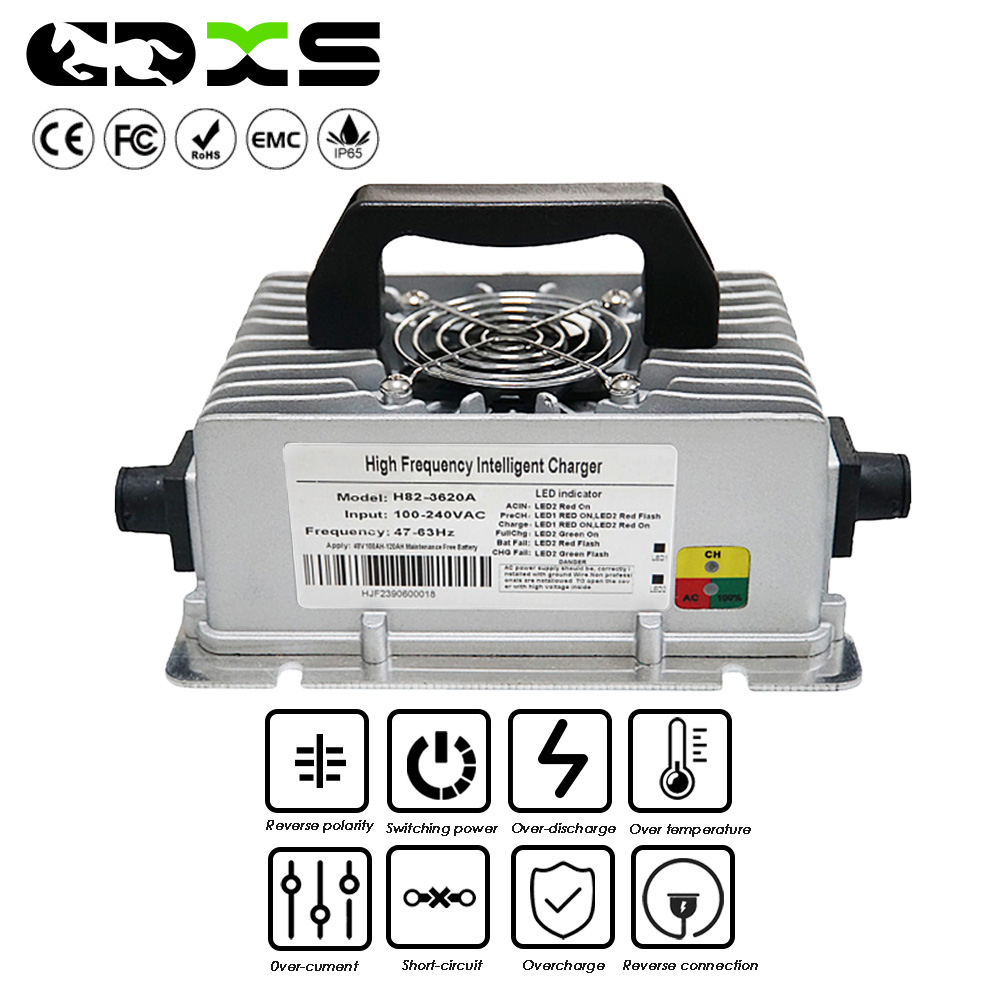 Electric forklift charger 36V20A waterproof electric stacker 1000W electric flatbed patrol car