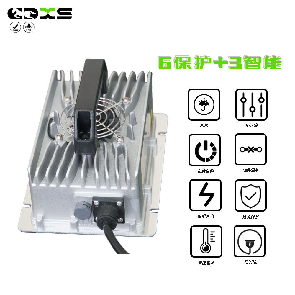 铅酸电池24V15A 100AH防水充电器扫地机洗地机叉车通用满电自停
