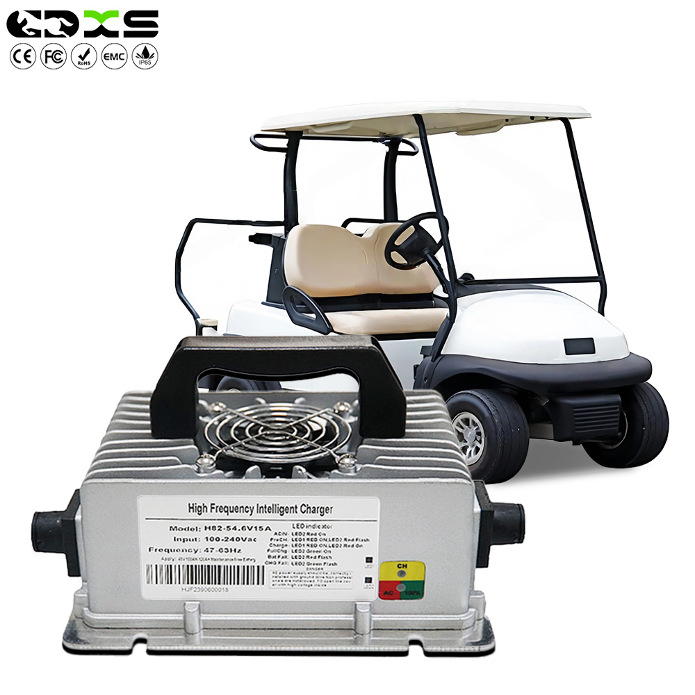 58.4V10A铝壳防水充电器 48V 16S磷酸铁锂充电器 巡逻车充电机