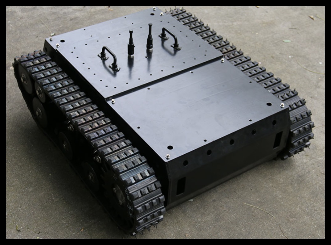 Underwater chassis Waterproof chassis Rubber Track Chassis -112