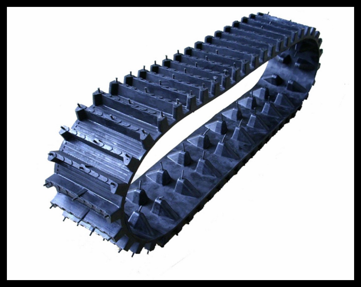 Special-shaped light and heavy hydraulic agricultural machinery rubber track chassis can be designed and produced according to provided drawings