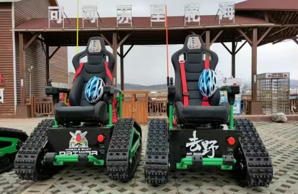 All-Terrain TRacked Vehicle Rubber Track Triangle Wheelchair off Road ATV Electric Vehicle Rubber Track Assembly System Wheelchair