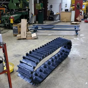 Rubber Track for Agricultural Spraying Robot Rubber Track Undercarriage Special Tracks Flame Retardant Small Rubber Track