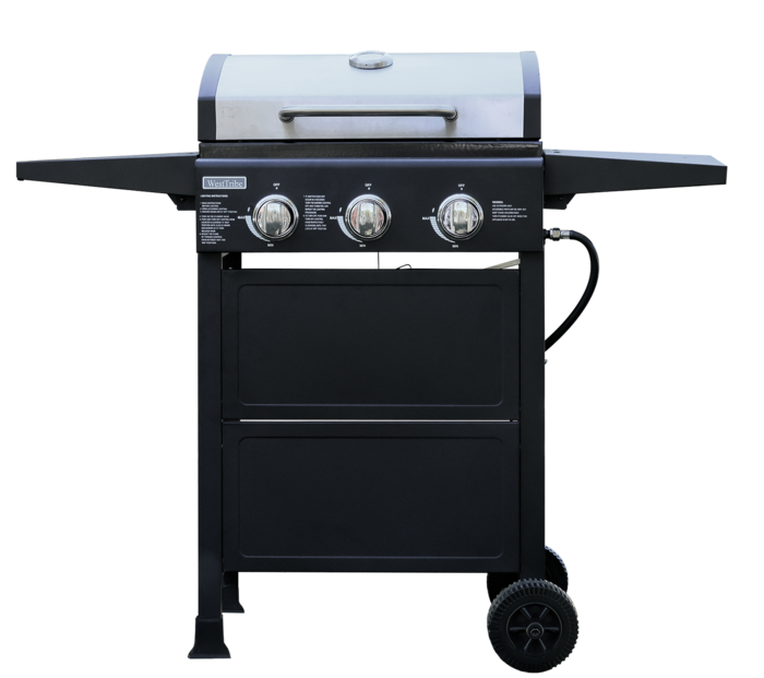 Outdoor barbecue stove