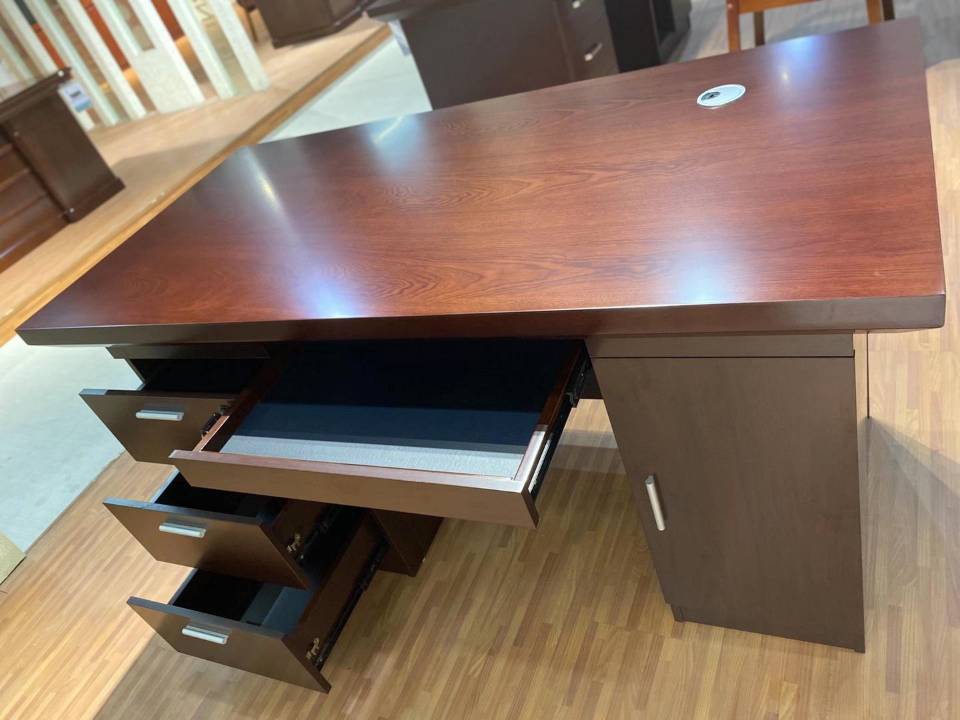 Wooden desk with three drawers OEM ODM from china