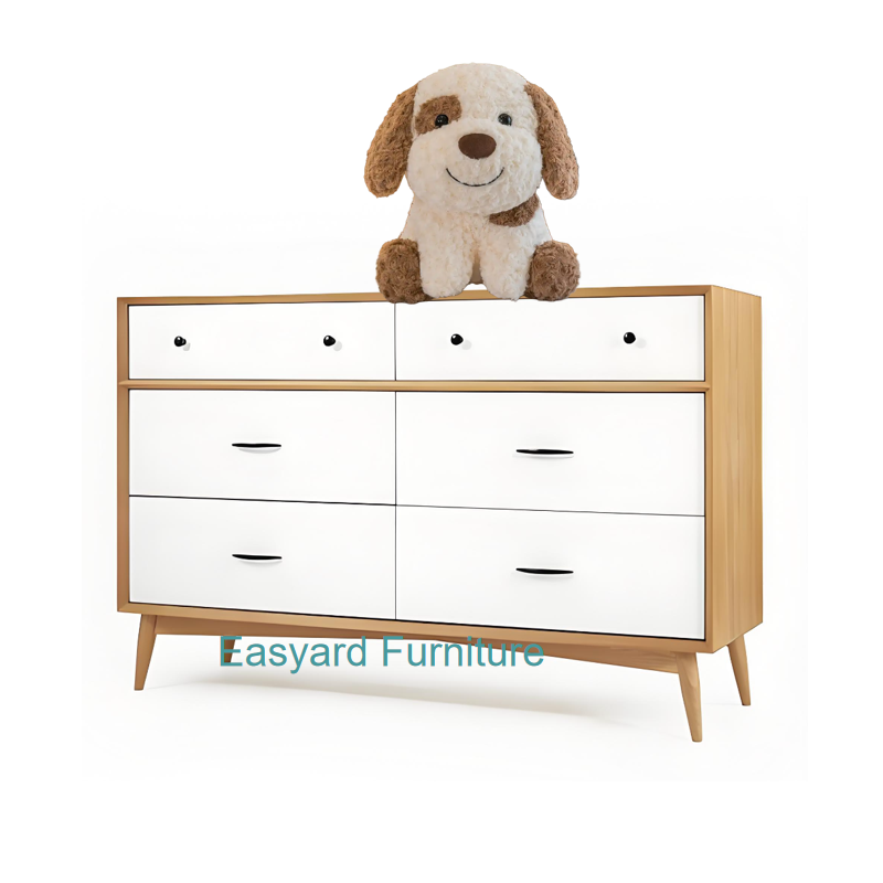 Six drawer chest of drawers made in china