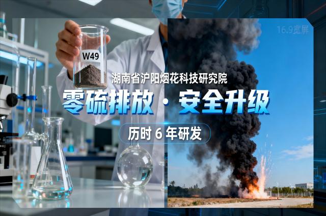 浏阳研发无硫还原剂实现突破 烟花产业迈入 “零排放 + 高安全” 新时代