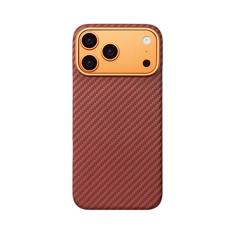 iphone17 Pro max  斜纹红金圈  全包
