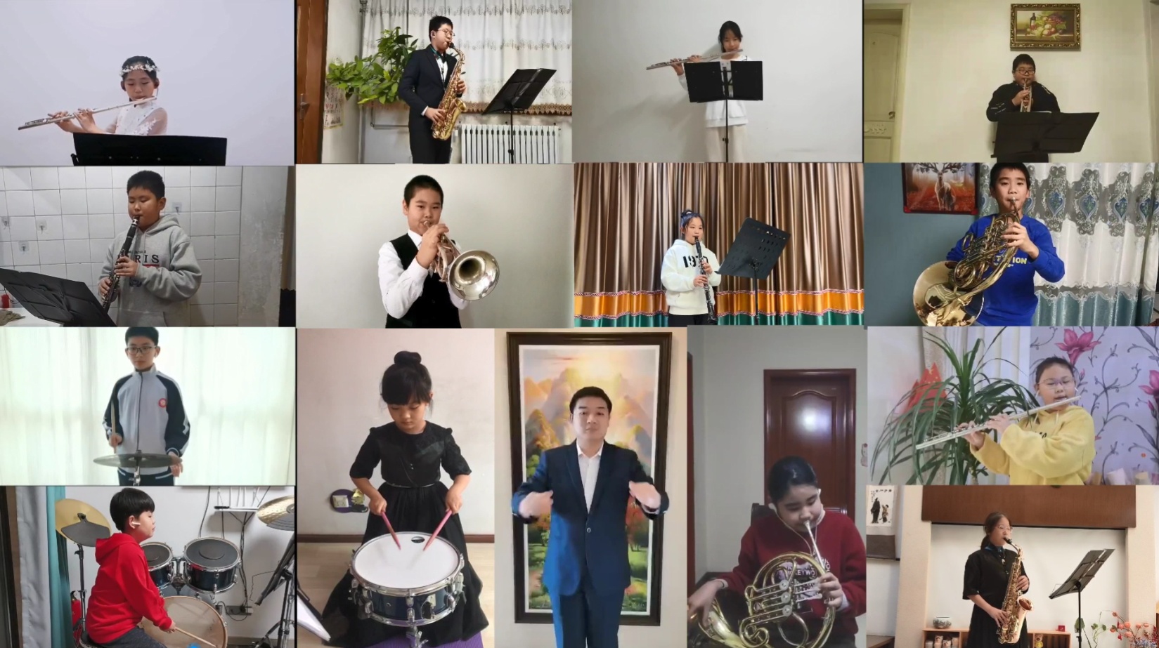 以艺战疫｜天津路小学乐团：云端奏响《解放军进行曲》