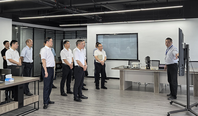 浙江省委军民融合发展委员会办公室常务副主任，浙江省国防动员办公室主任、党组书记郎文荣来我司参观调研