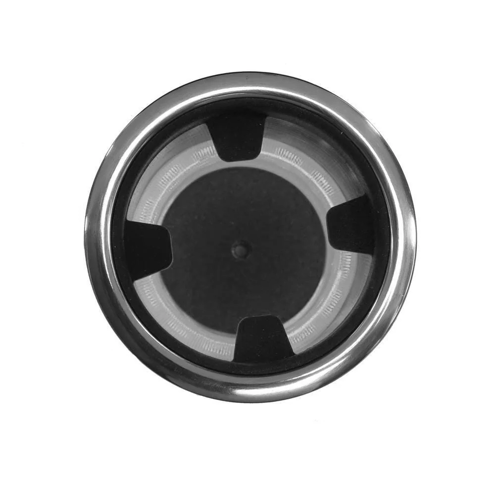 带LED灯的无台阶不锈钢杯架（带橡胶嵌件）