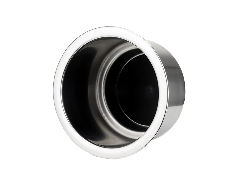 带LED灯的无台阶不锈钢杯架（带橡胶嵌件）