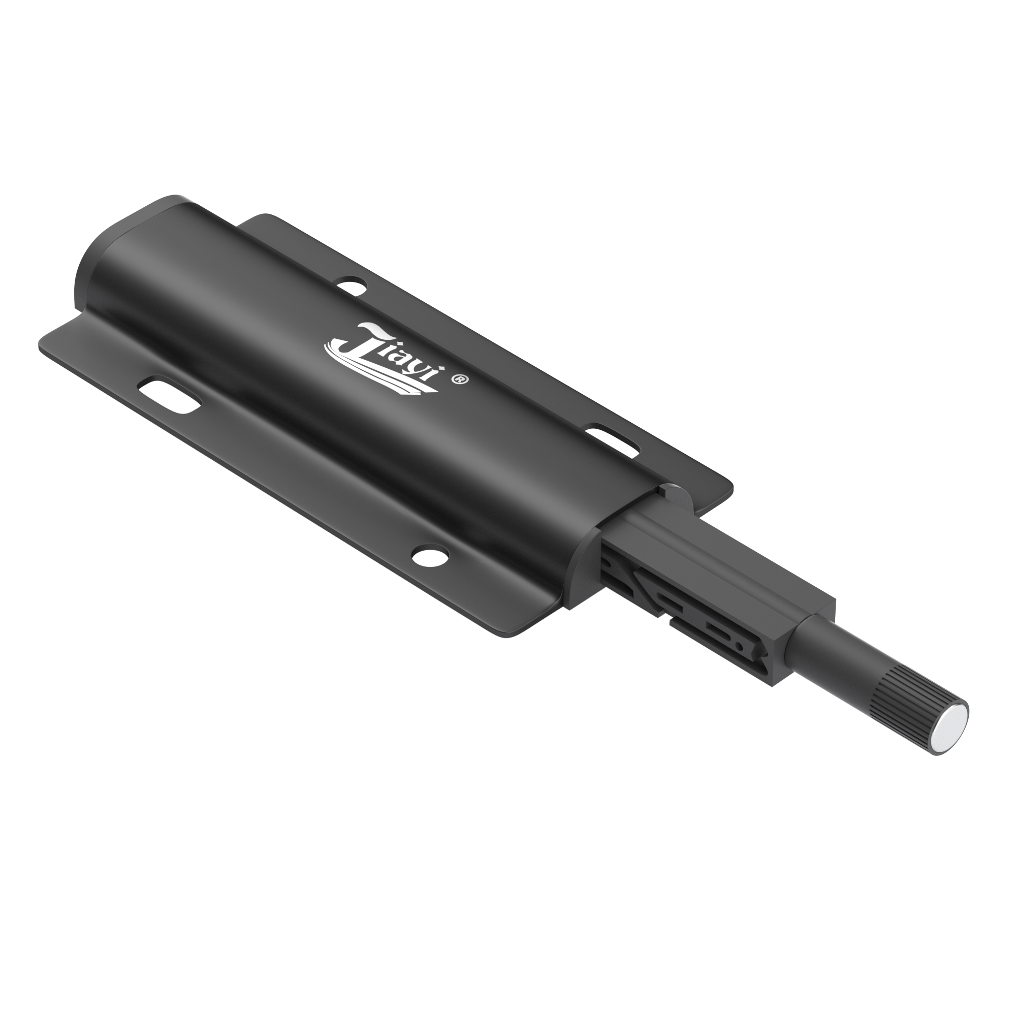 Push Open Door Latch Black