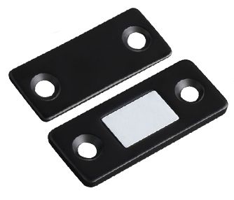 Ultra Thin Door Magnets Black