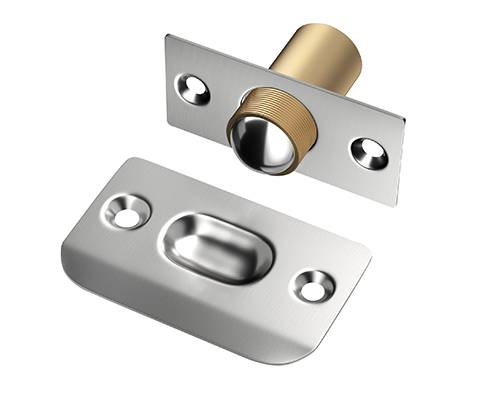 Ball Catch Door Hardware Silver