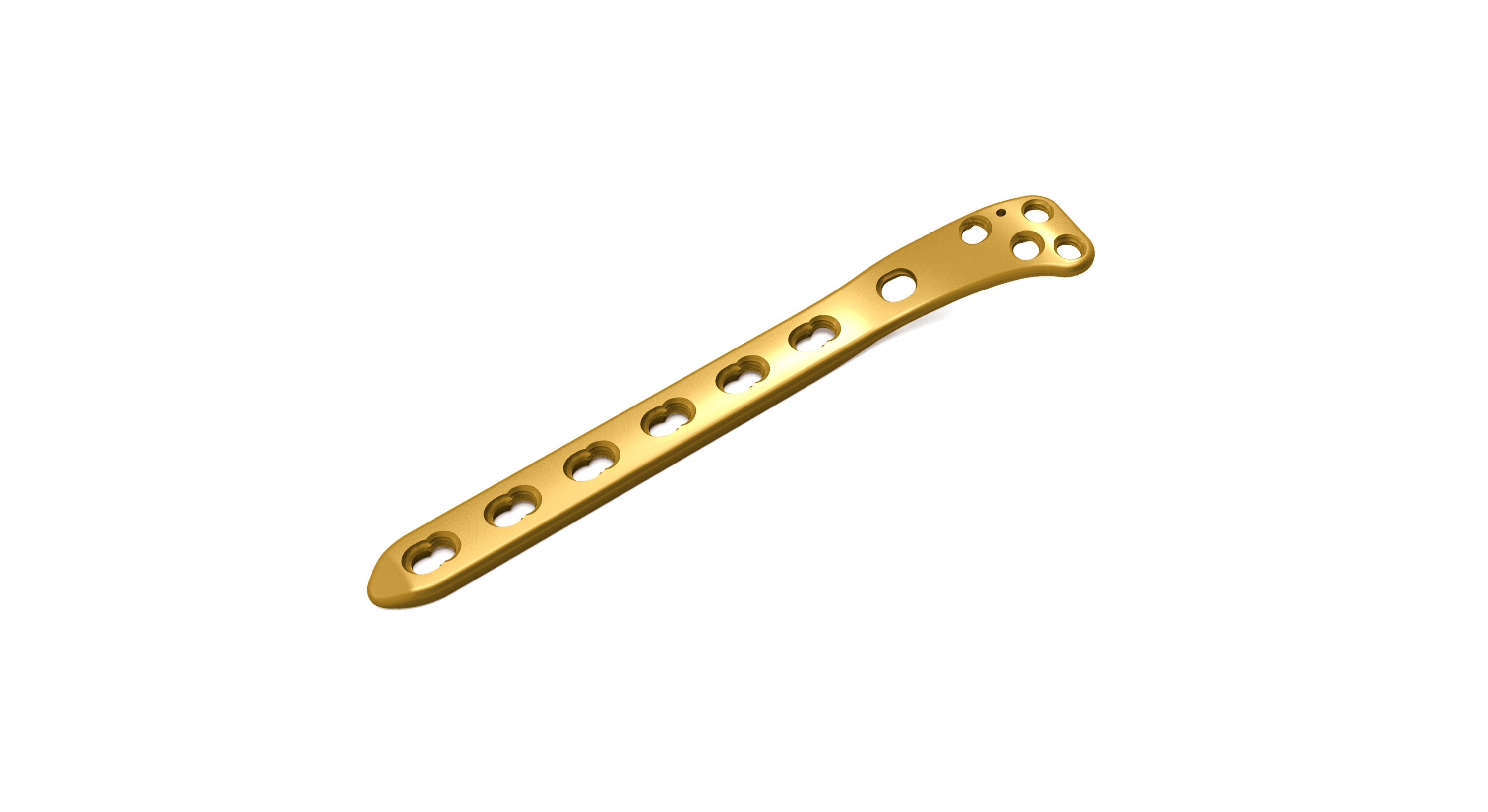 5.0mm Proximal Lateral Tibial Locking Compression T Plate,Double curved