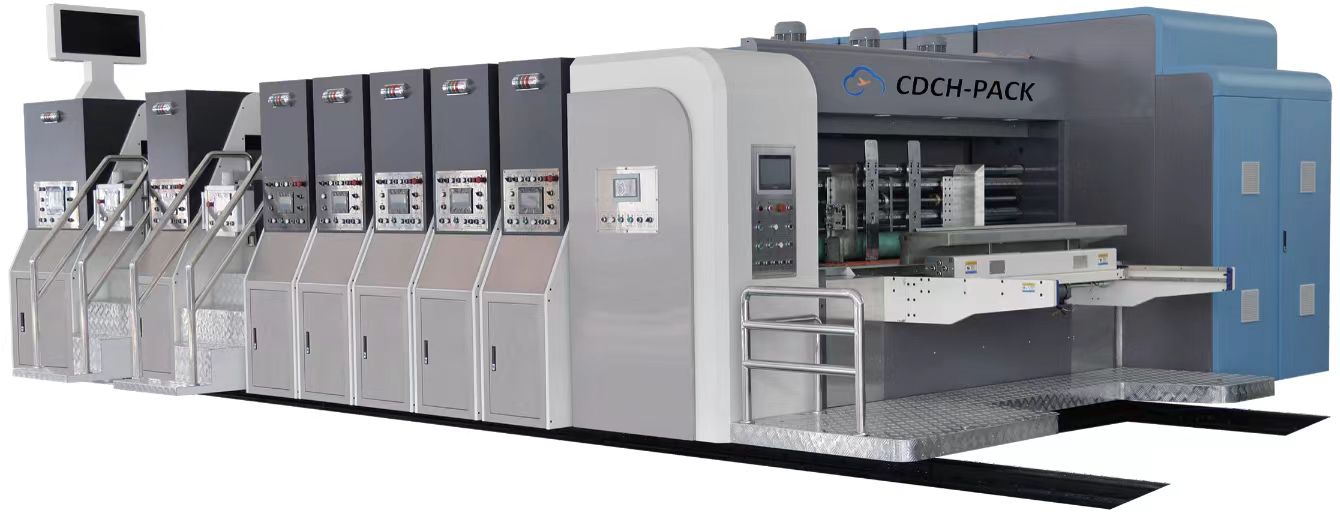 Intelligent-high-definition-all-in-one-printing drying glazing-die-cutting-machine