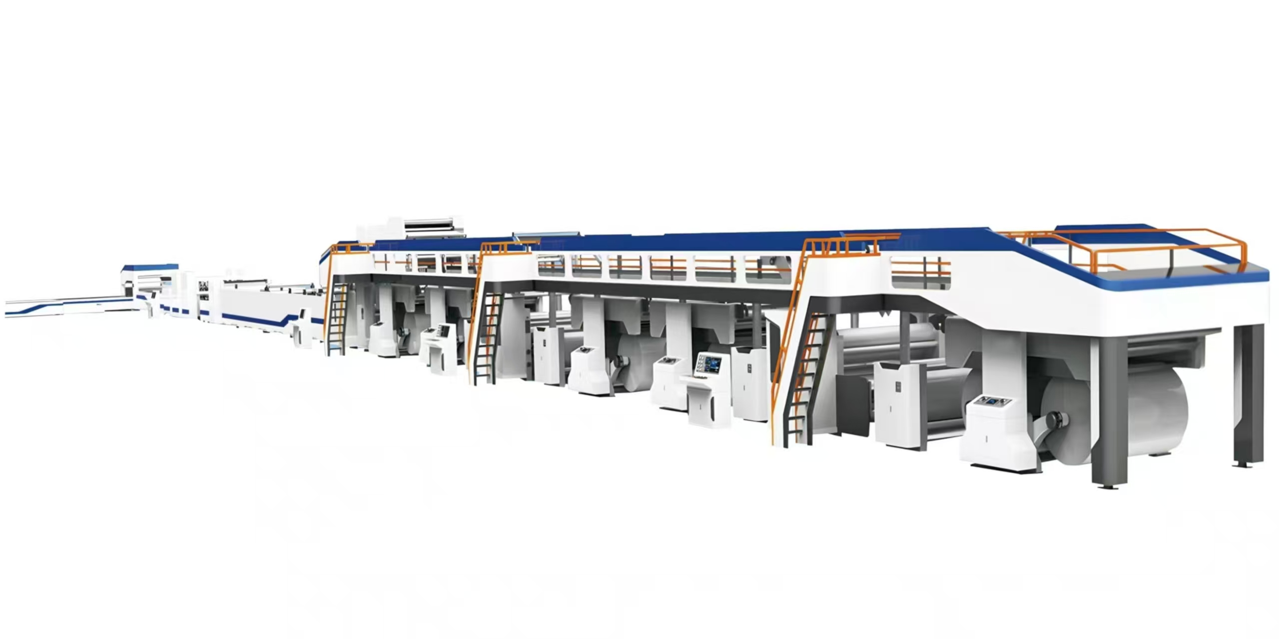 Seven-layer cardboard production line