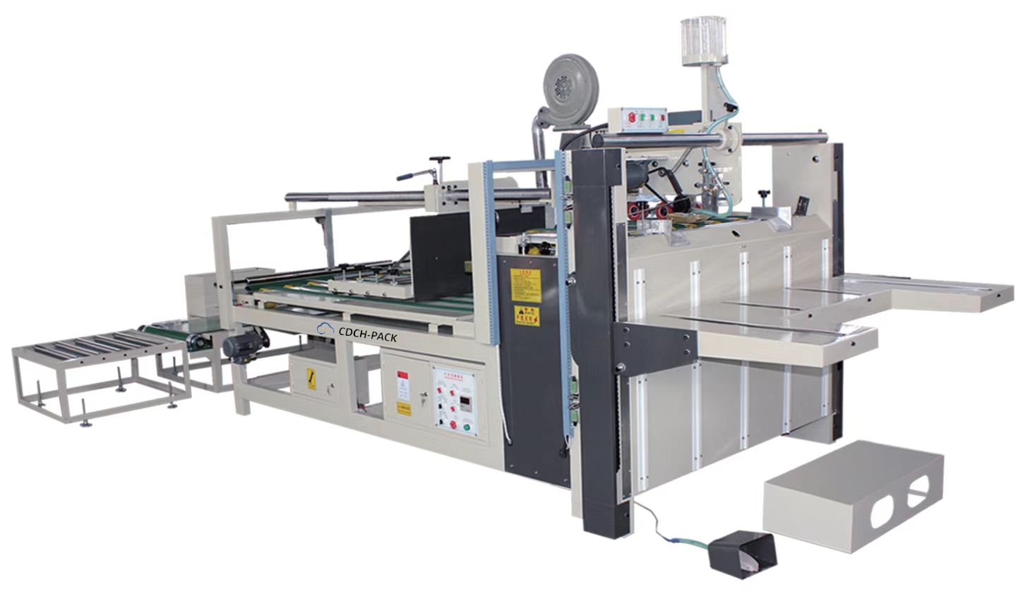 BZD semi-automatic carton gluing machine