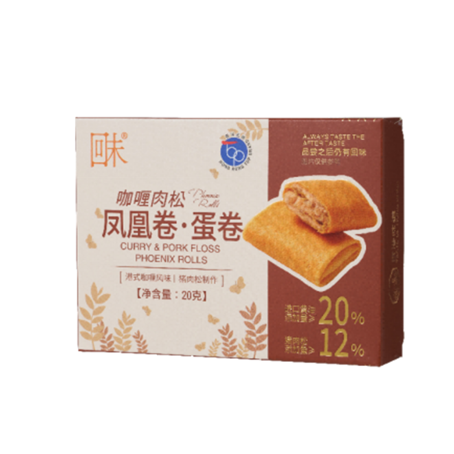 咖喱肉松凤凰卷·蛋卷 40克