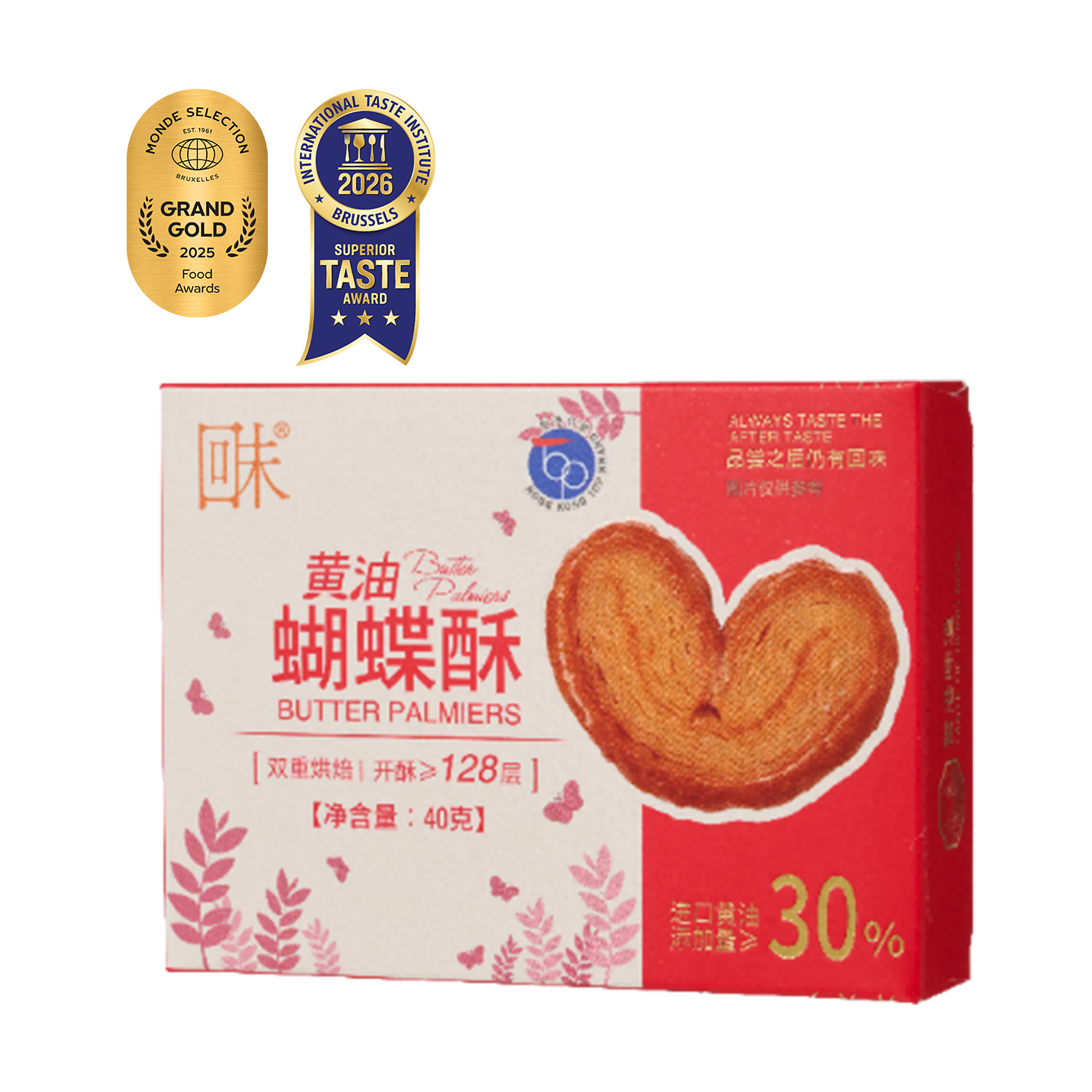 黄油蝴蝶酥 40克