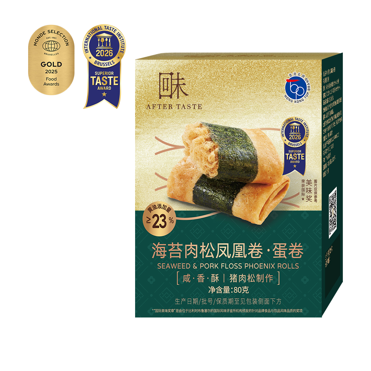 海苔肉松凤凰卷●蛋卷80克