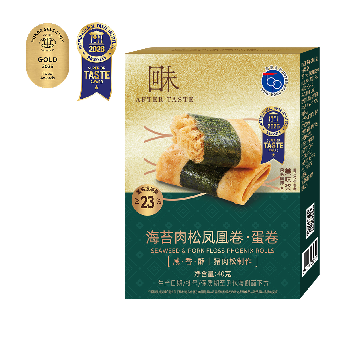 海苔肉松凤凰卷●蛋卷 40克