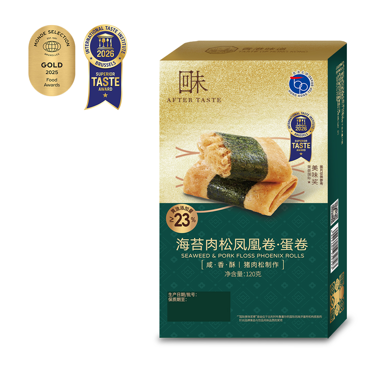 海苔肉松凤凰卷●蛋卷120克