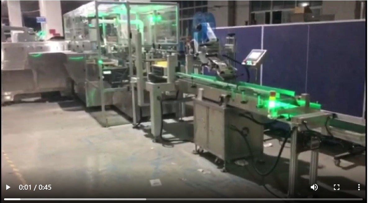 Case  Of Snack Production Site Packaging Machine