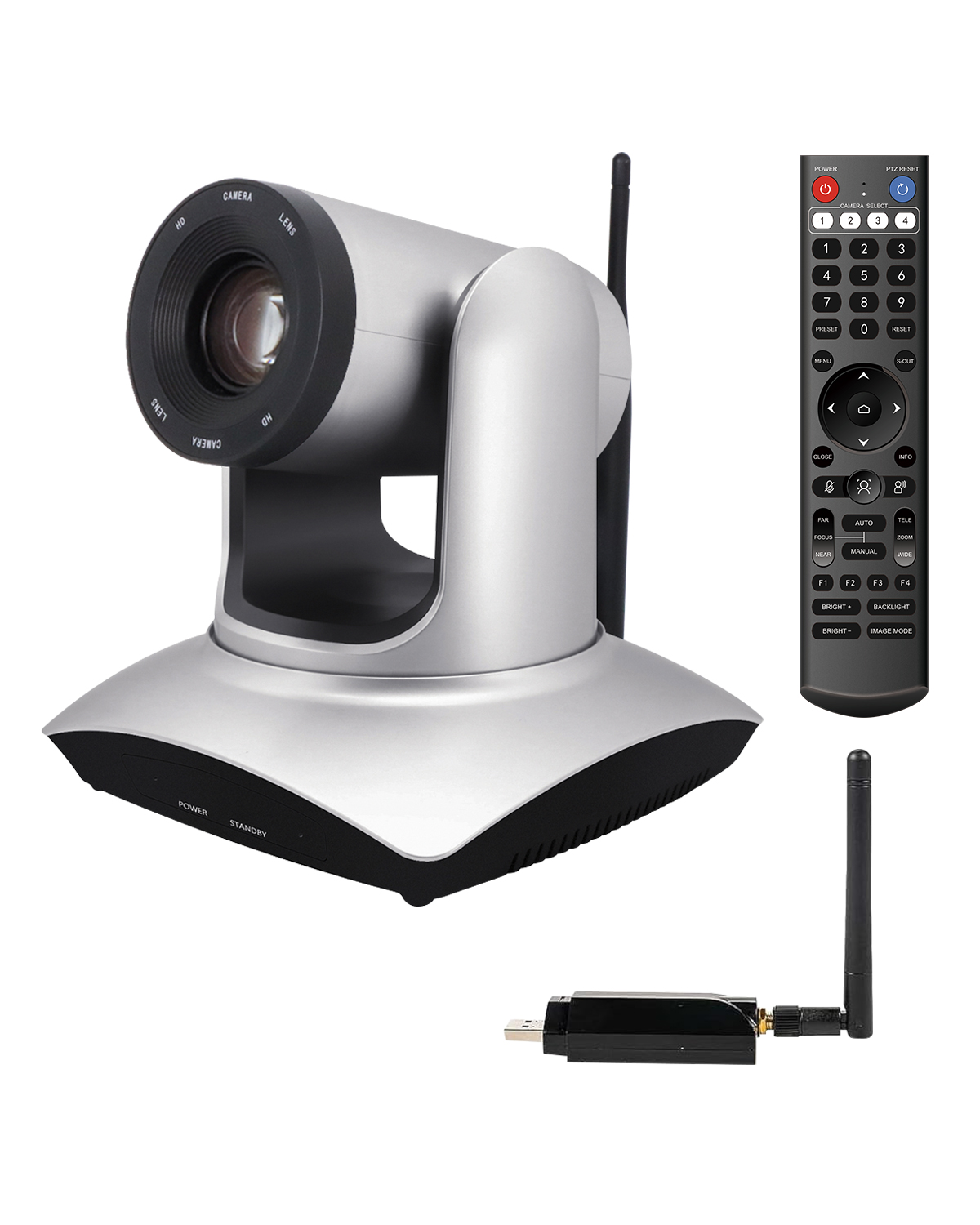 MOERTEK MC3058 5.8G Wireless PTZ Camera | 10x Zoom & 200 Presets