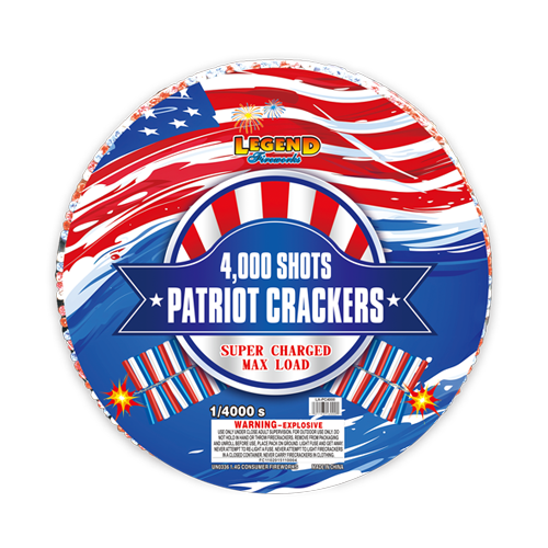 4000 SHOTS PATRIOT CRACKERS