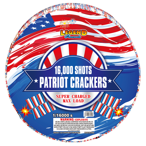 16000 SHOTS PATRIOT CRACKERS