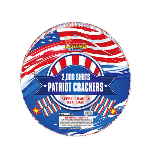 2000 SHOTS PATRIOT CRACKERS