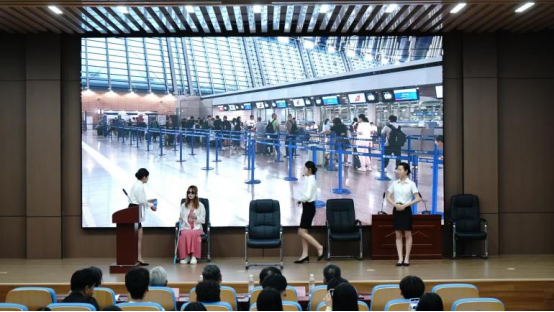 我校航空管理学院民航地面服务技能大赛圆满收官