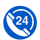 7X24-hour customer consulting service and establish user files 