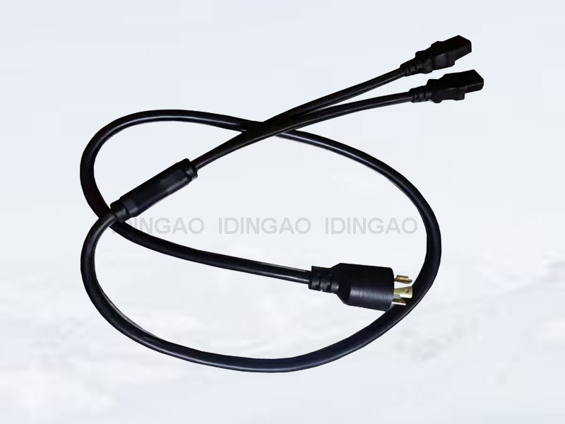 NEMA L7-20P To Dual C13 12AWG 3C AC Cable Power Cord