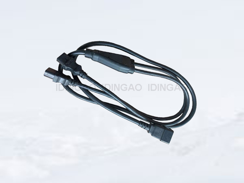 NEMA C20-Dual C13 12Awg 14Awg AC Cable