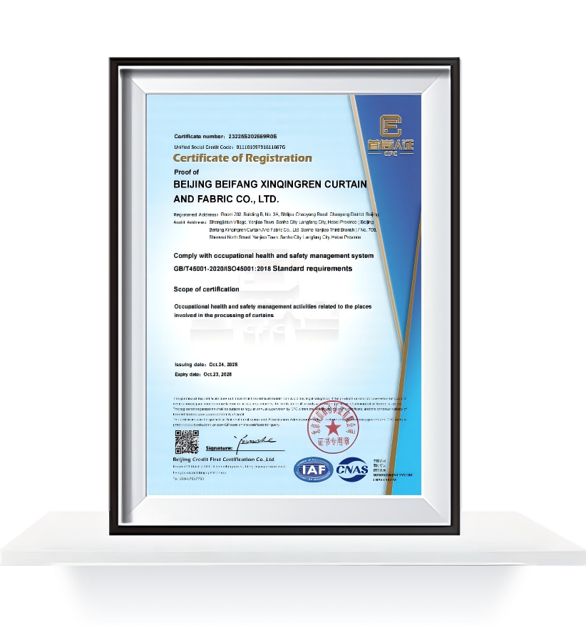Comply with occupational health and safety management system