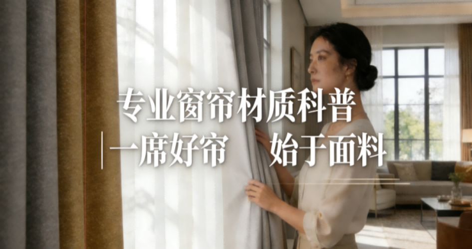 一文看懂窗帘面料：材质选不对，再贵也白费