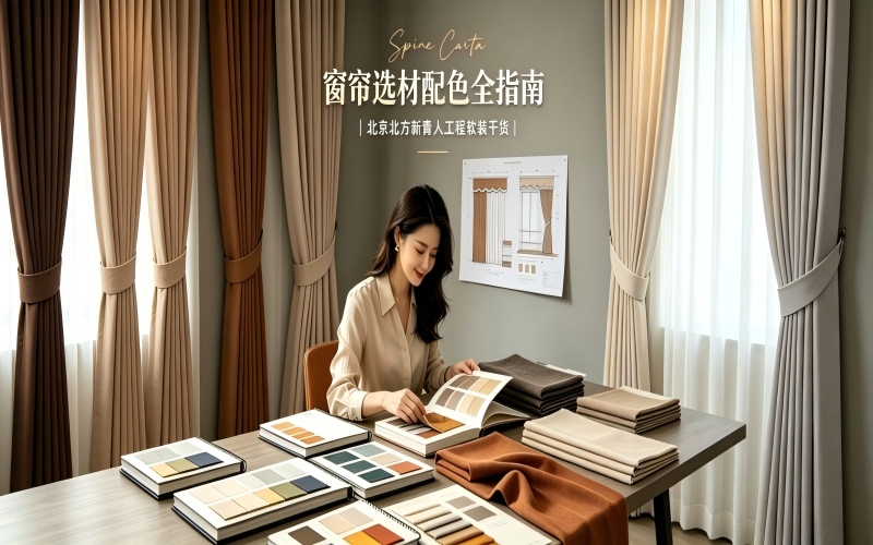窗帘选材配色全指南｜北京北方新青人工程软装干货