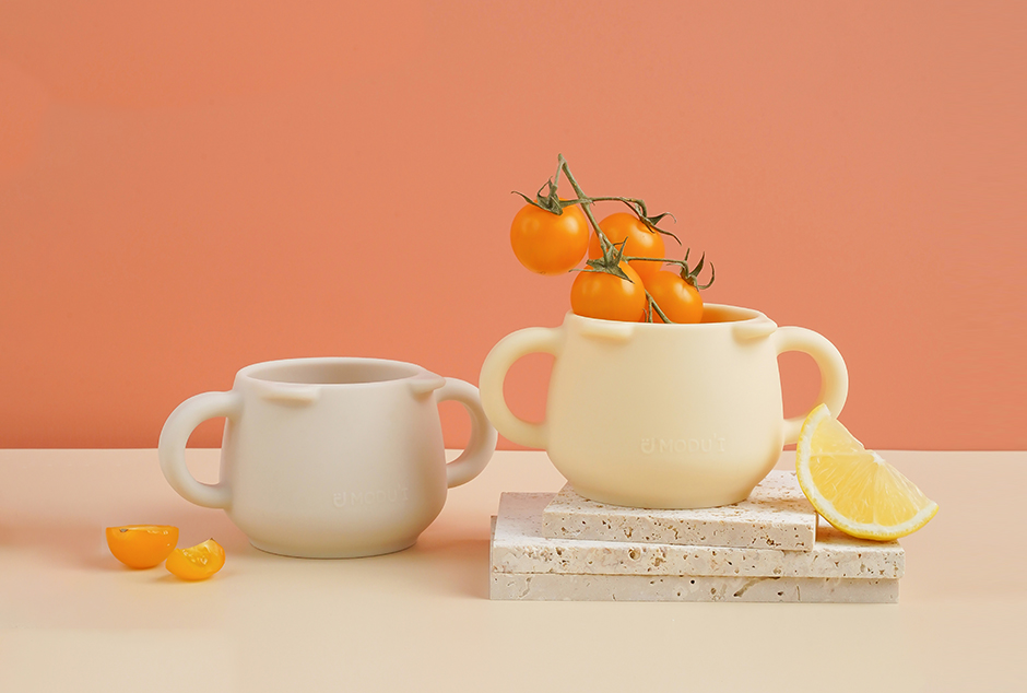 硅胶学饮双手饮水杯