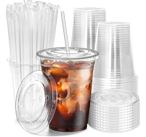 COMPOSTABLE PLA COLD DRINKS CUPS & LIDS