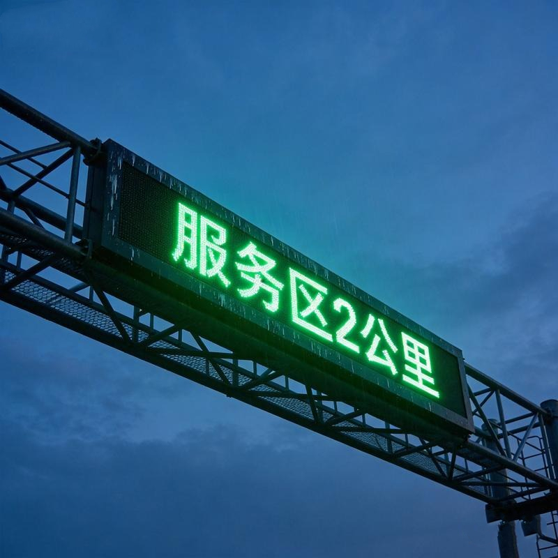高速公路情报板场景