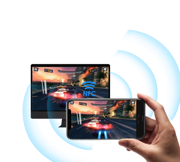 无需连接电脑，通过智能手机更改 NFC 屏幕信息、  低功耗、  智能手机点击屏幕并获取信息