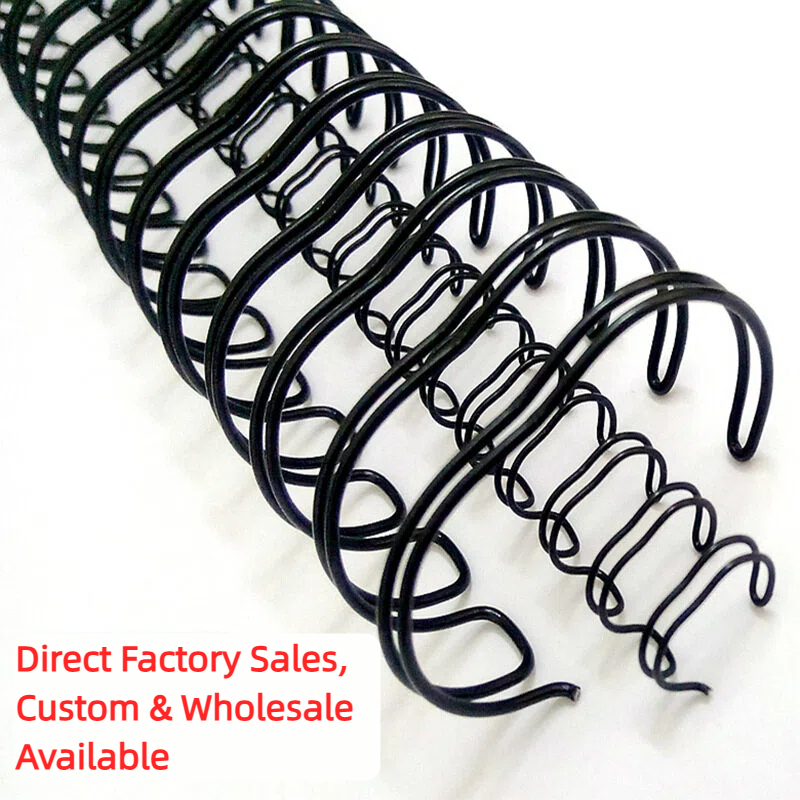 Binding Iron Rings, YO Double‑Loop Wire, 23‑Hole Long‑Edge Loose‑Leaf Binding Rings for A4 Paper, Binding Coils for Desk & Wall Calendars, Books & Information Books