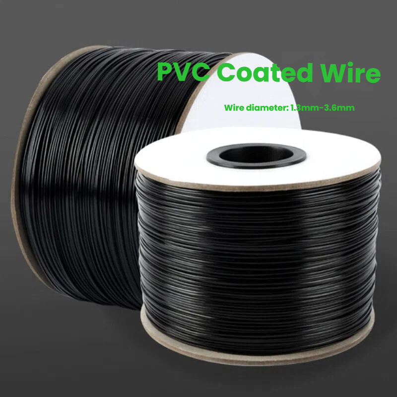 PVC Binding Wire & PET Spiral Coil, Snake‑Shaped Single‑Loop Wire, Stationery Binding Supplies, Export‑Grade Spool‑Packed Wire