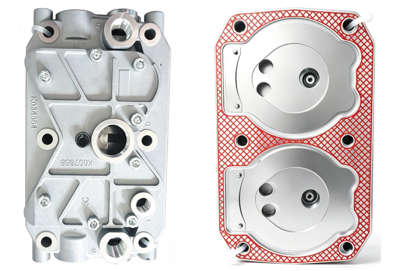 Air pump cylinder cover / K007858 / K034362 / K034634 / K007025